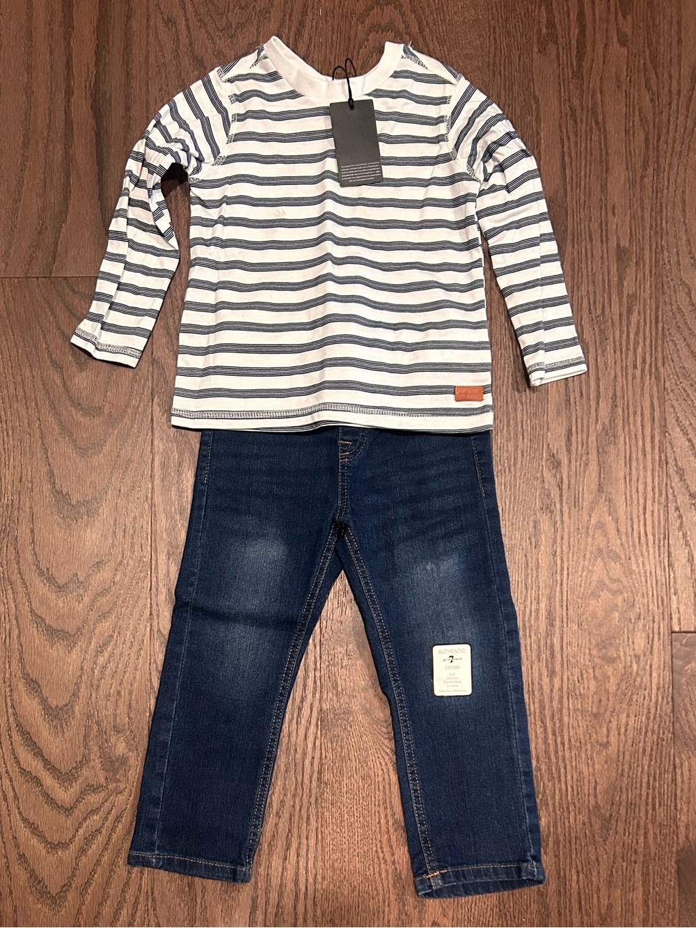 NWT 7 for All Mankind Size 2T Boy's 2 Piece Outfit